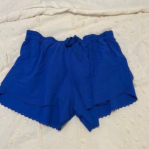 Lulu lemon blue athletic shorts